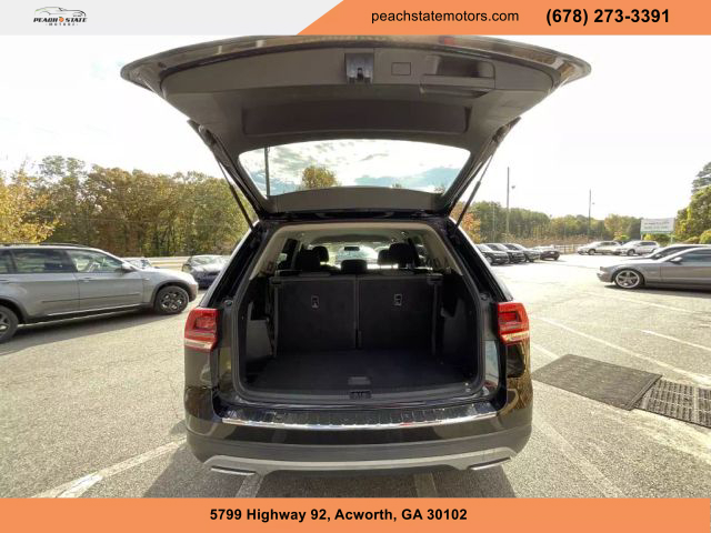 2018 VOLKSWAGEN ATLAS SUV BLACK AUTOMATIC - Peach State Motors