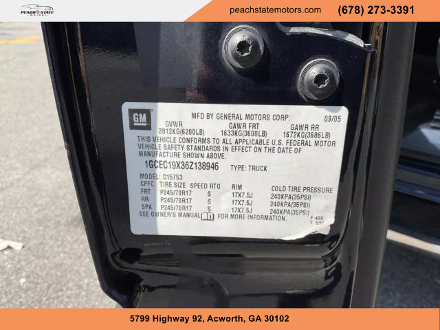 2006 CHEVROLET SILVERADO 1500 EXTENDED CAB PICKUP BLUE AUTOMATIC - Peach State Motors
