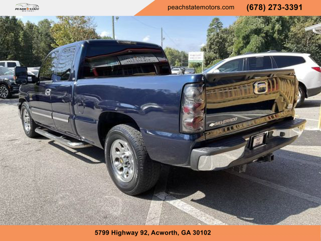 2006 CHEVROLET SILVERADO 1500 EXTENDED CAB PICKUP BLUE AUTOMATIC - Peach State Motors