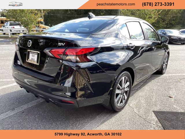 2021 NISSAN VERSA SEDAN BLACK AUTOMATIC - Peach State Motors