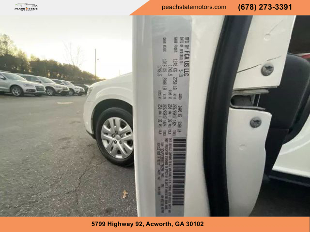 2019 DODGE JOURNEY SUV WHITE AUTOMATIC - Peach State Motors