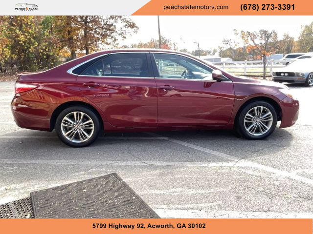 2016 TOYOTA CAMRY SEDAN RED AUTOMATIC - Peach State Motors