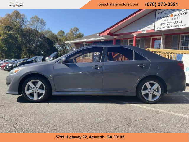 2014 TOYOTA CAMRY SEDAN GRAY AUTOMATIC - Peach State Motors