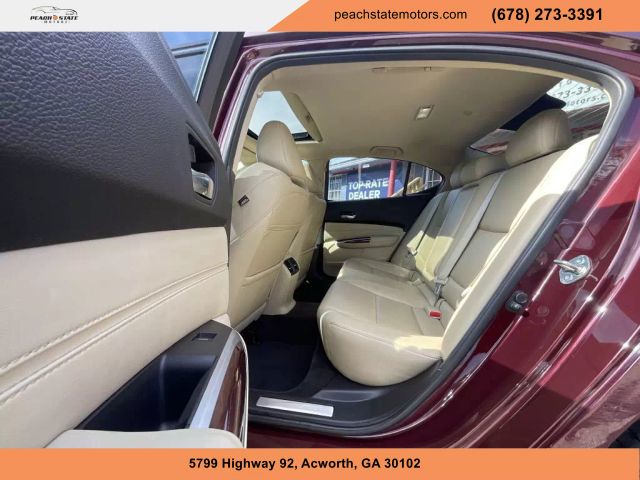 2015 ACURA TLX SEDAN RED AUTOMATIC - Peach State Motors
