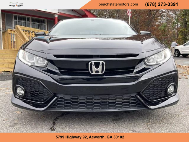 2018 HONDA CIVIC HATCHBACK BLACK AUTOMATIC - Peach State Motors