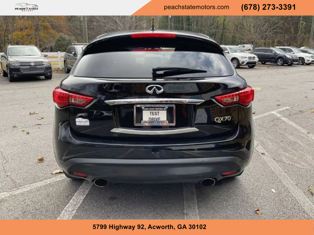 2016 INFINITI QX70 SUV BLACK AUTOMATIC - Peach State Motors