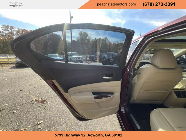 2015 ACURA TLX SEDAN RED AUTOMATIC - Peach State Motors