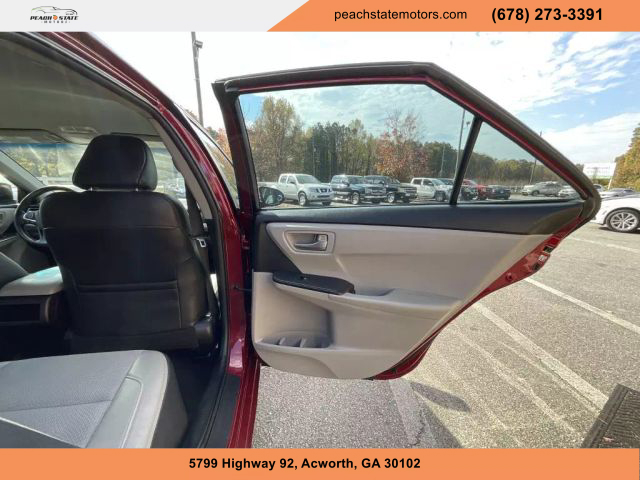 2016 TOYOTA CAMRY SEDAN RED AUTOMATIC - Peach State Motors