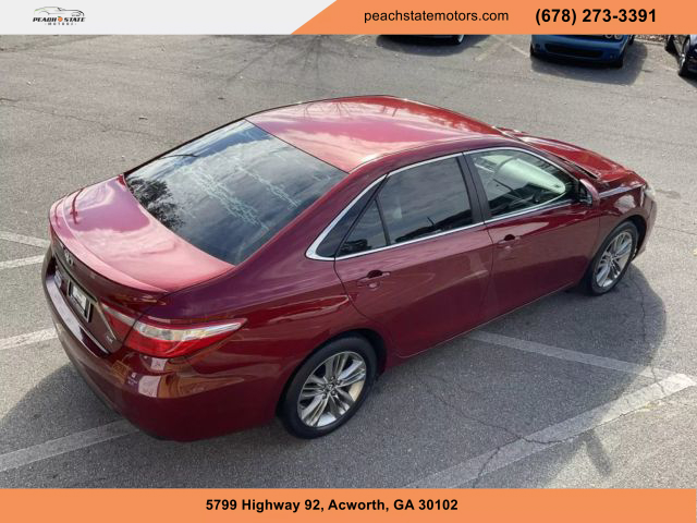 2016 TOYOTA CAMRY SEDAN RED AUTOMATIC - Peach State Motors