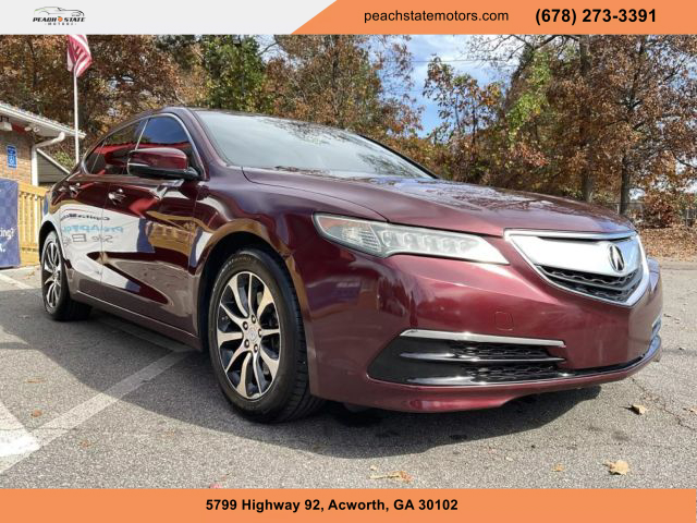 2015 ACURA TLX SEDAN RED AUTOMATIC - Peach State Motors