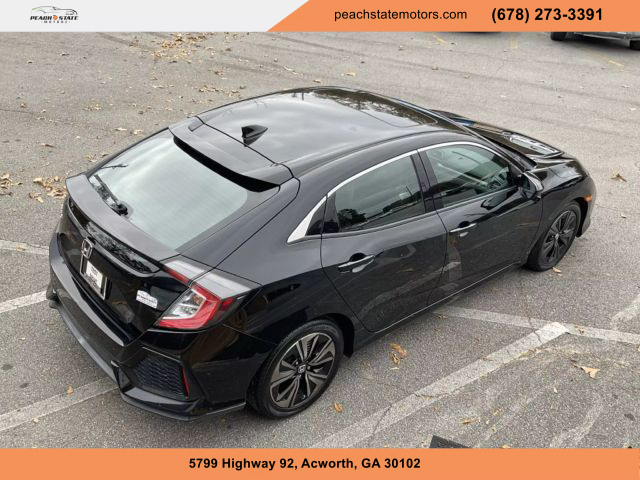 2018 HONDA CIVIC HATCHBACK BLACK AUTOMATIC - Peach State Motors