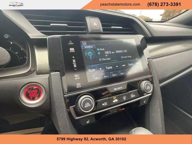 2018 HONDA CIVIC HATCHBACK BLACK AUTOMATIC - Peach State Motors