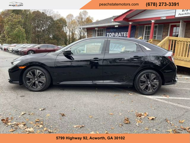 2018 HONDA CIVIC HATCHBACK BLACK AUTOMATIC - Peach State Motors