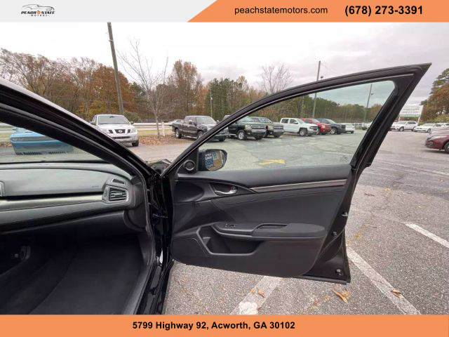2018 HONDA CIVIC HATCHBACK BLACK AUTOMATIC - Peach State Motors