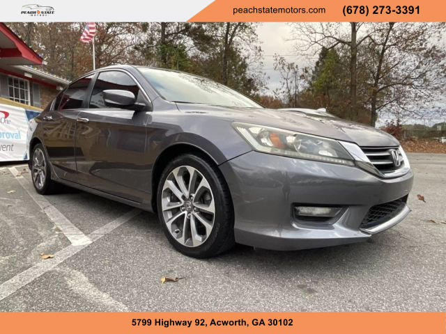 2015 HONDA ACCORD SEDAN GRAY AUTOMATIC - Peach State Motors
