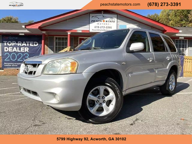2005 MAZDA TRIBUTE SUV SILVER AUTOMATIC - Peach State Motors