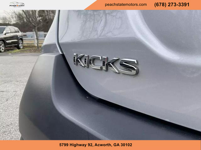 2019 NISSAN KICKS SUV SILVER AUTOMATIC - Peach State Motors
