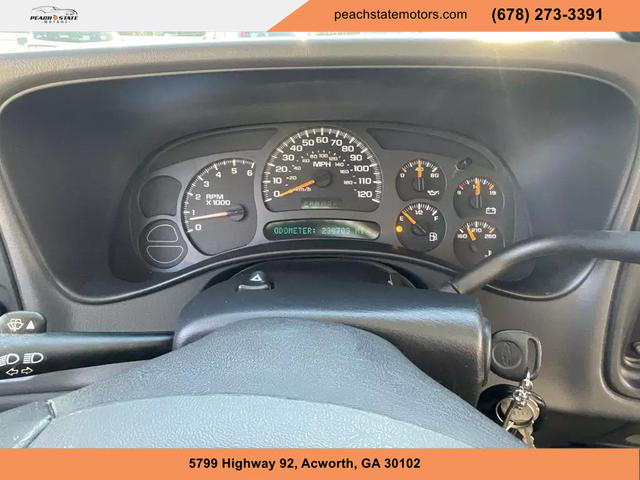 2004 CHEVROLET SILVERADO 1500 EXTENDED CAB PICKUP WHITE AUTOMATIC - Peach State Motors