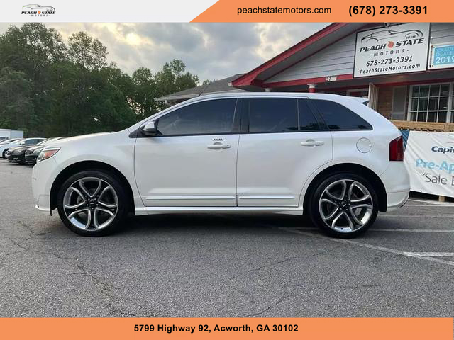 2013 FORD EDGE SUV WHITE AUTOMATIC - Peach State Motors