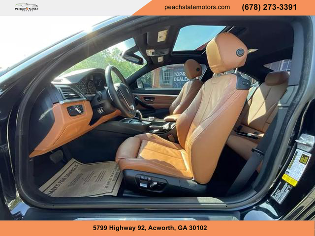 2016 BMW 4 SERIES COUPE BLACK AUTOMATIC - Peach State Motors