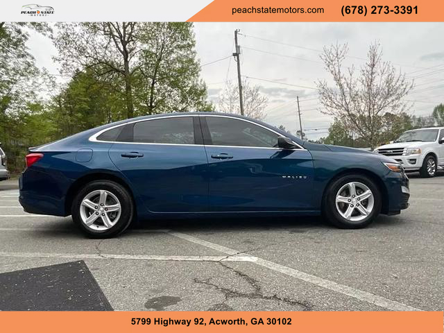 2019 CHEVROLET MALIBU SEDAN BLUE AUTOMATIC - Peach State Motors