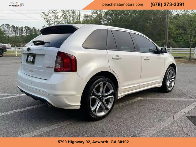 2013 FORD EDGE SUV WHITE AUTOMATIC - Peach State Motors