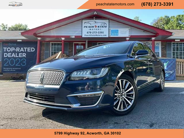 2017 LINCOLN MKZ SEDAN BLUE AUTOMATIC - Peach State Motors