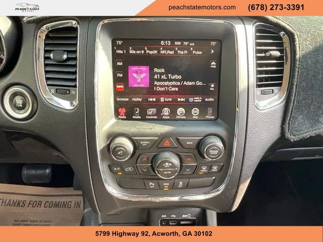 2014 DODGE DURANGO SUV BLACK AUTOMATIC - Peach State Motors