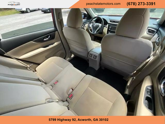 2016 NISSAN ROGUE SUV RED AUTOMATIC - Peach State Motors