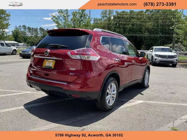 2016 NISSAN ROGUE SUV RED AUTOMATIC - Peach State Motors
