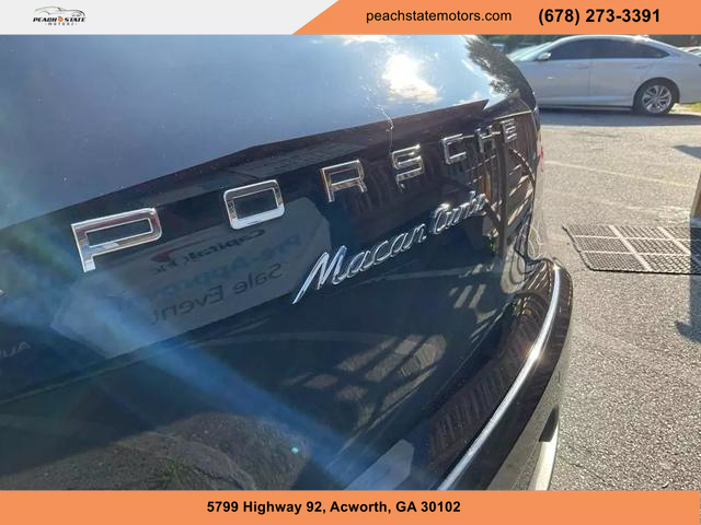 2016 PORSCHE MACAN SUV BLACK AUTOMATIC - Peach State Motors