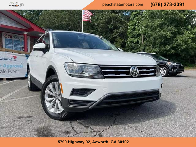 2020 VOLKSWAGEN TIGUAN SUV WHITE AUTOMATIC - Peach State Motors