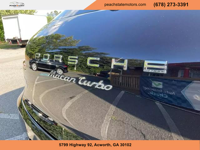2016 PORSCHE MACAN SUV BLACK AUTOMATIC - Peach State Motors
