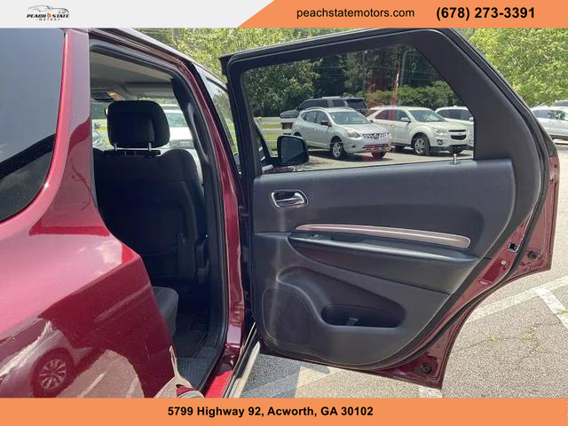 2017 DODGE DURANGO SUV RED AUTOMATIC - Peach State Motors