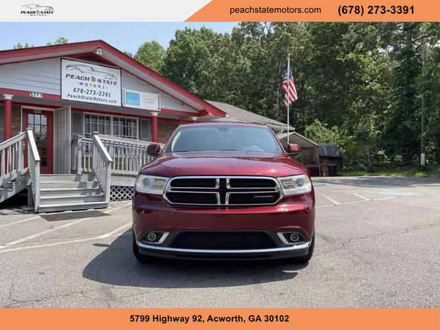 2017 DODGE DURANGO SUV RED AUTOMATIC - Peach State Motors