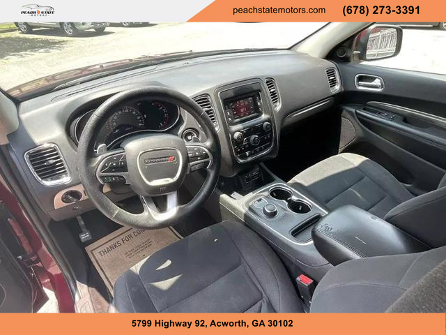 2017 DODGE DURANGO SUV RED AUTOMATIC - Peach State Motors