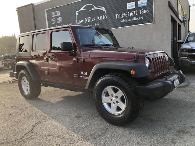 USED JEEP WRANGLER 2008 for sale in Downey, CA | Low Miles Auto