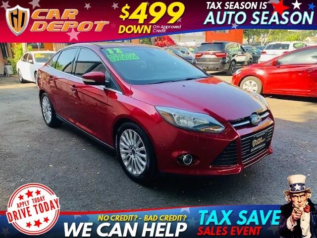 2012 FORD FOCUS TITANIUM SEDAN 4D