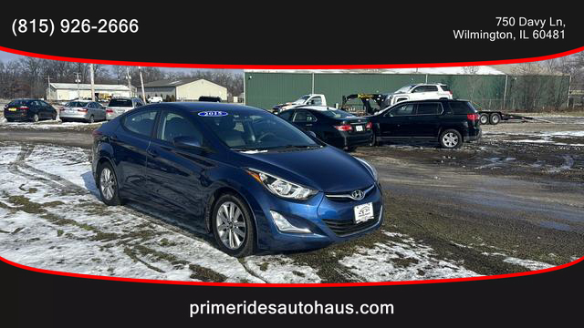 USED HYUNDAI ELANTRA 2015 for sale in Wilmington, IL | Prime Rides AutoHaus