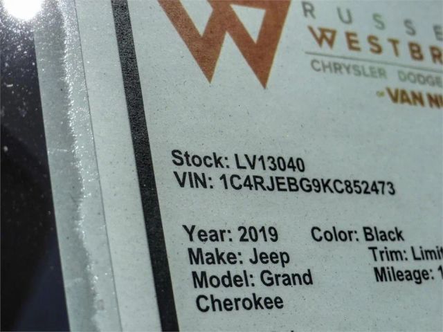 2019 JEEP GRAND CHEROKEE LIMITED SPORT UTILITY 4D