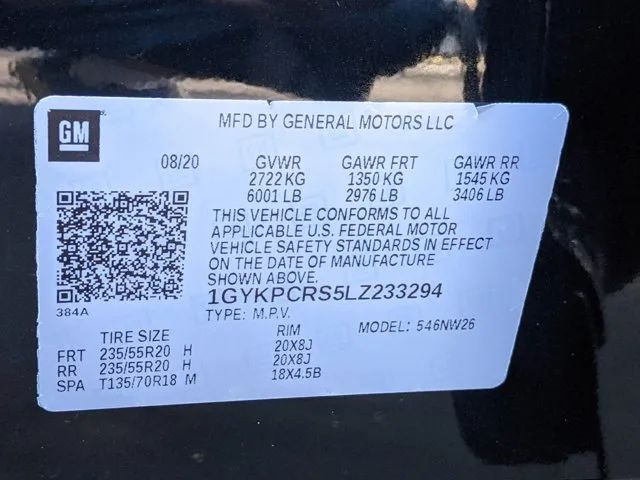 2020 CADILLAC XT6 PREMIUM LUXURY SPORT UTILITY 4D