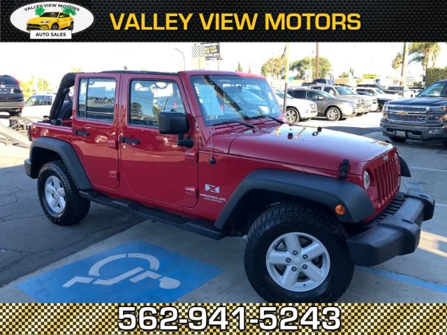 2008 JEEP WRANGLER UNLIMITED X SPORT UTILITY 4D