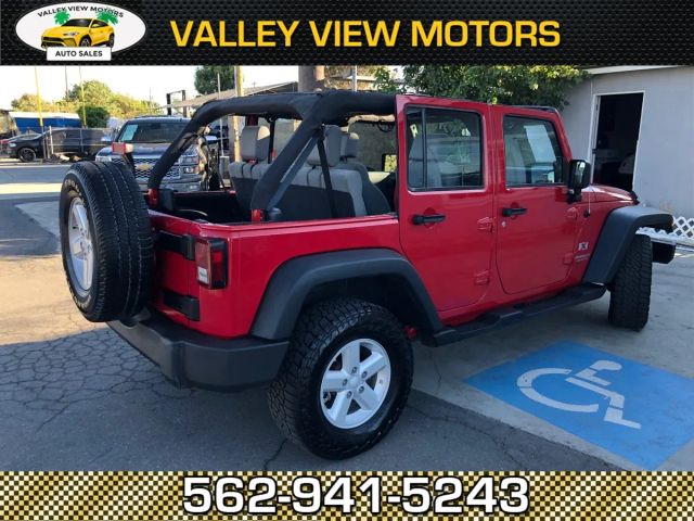 2008 JEEP WRANGLER UNLIMITED X SPORT UTILITY 4D
