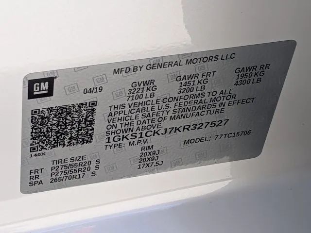2019 GMC YUKON DENALI SPORT UTILITY 4D
