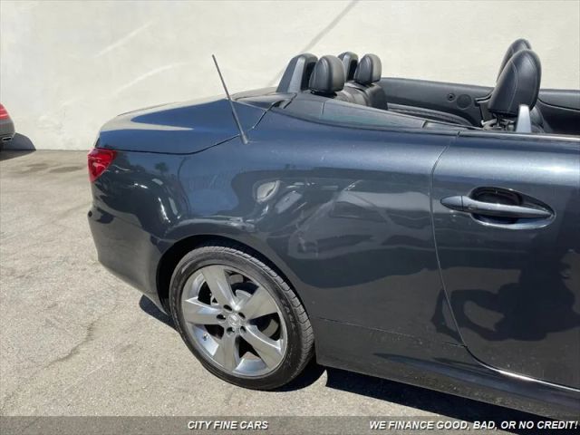 2010 LEXUS IS IS 250 SPORT CONVERTIBLE 2D