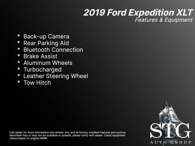 2019 FORD EXPEDITION XLT SPORT UTILITY 4D