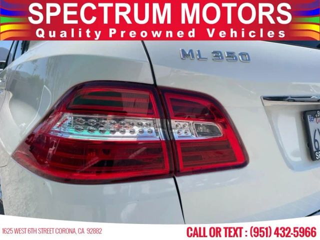 2013 MERCEDES-BENZ M-CLASS ML 350 4MATIC SPORT UTILITY 4D