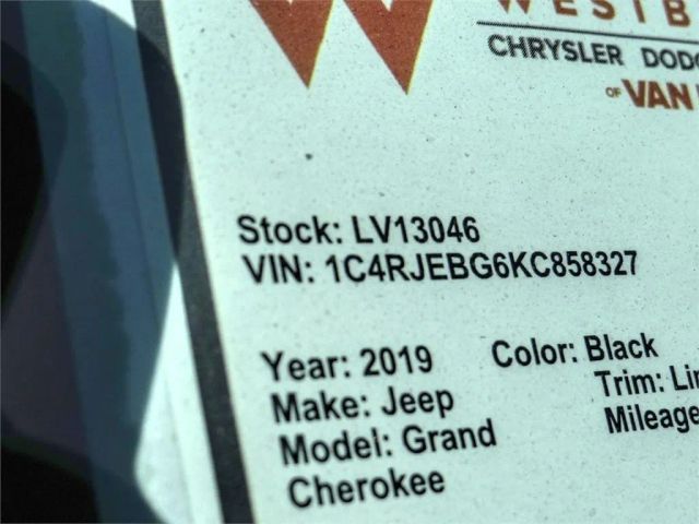 2019 JEEP GRAND CHEROKEE LIMITED SPORT UTILITY 4D