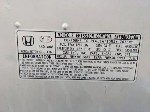 2015 HONDA PILOT SE SPORT UTILITY 4D