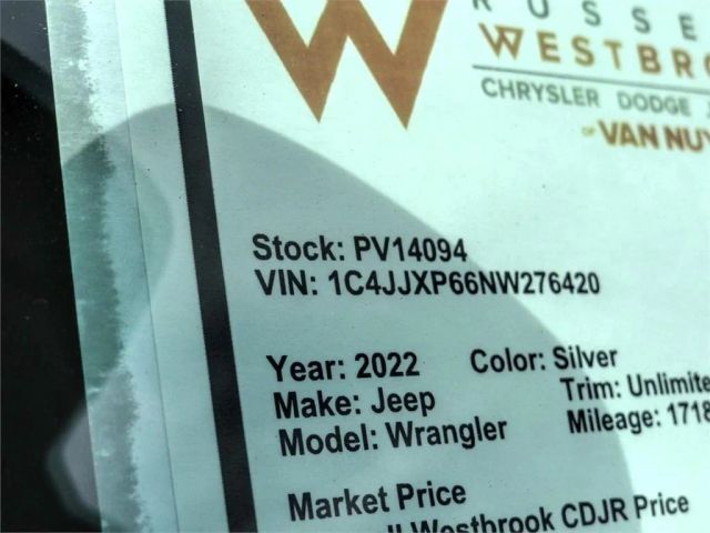 2022 JEEP WRANGLER UNLIMITED 4XE SAHARA 4XE SPORT UTILITY 4D
